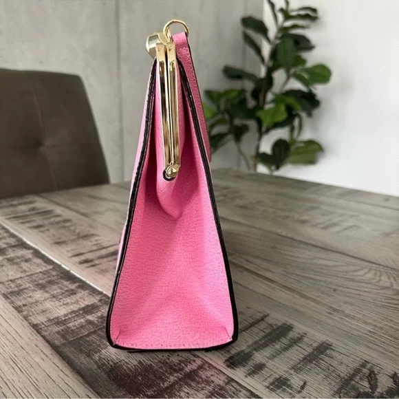 Frances Valentine Jackie Leather Bag- Pink NEW NWOT - Picture 3 of 6